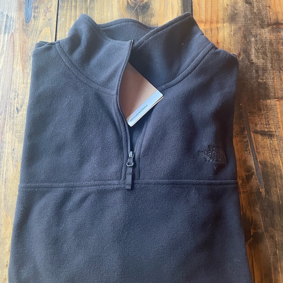 North face 1/4 zip fleece black - Picture 2 of 4